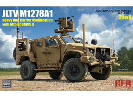 Збірна модель 1/35 Бронеавтомобіль JLTV M1278A1 з M153 CROWS II (2в1) Rye Field Model RM-5099 Збірна модель 1/35 Бронеавтомобіль JLTV M1278A1 з M153 CROWS II (2в1) Rye Field Model RM-5099