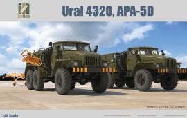Збірна модель 1/48 Вантажівка Урал 4320, АПА-5Д Zimi 80159