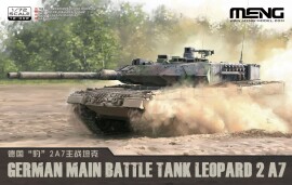 Сборная модель 1/72 Немецкий танк Леопард 2А7 Менг 72-002