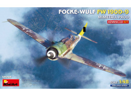 Збірна модель 1/48 Літак Focke Wulf Fw-190 D-9 - Mimetall Produciotn Miniart 48048 Збірна модель 1/48 Літак Focke Wulf Fw-190 D-9 - Mimetall Produciotn Miniart 48048