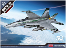 Збірна модель 1/72 Літак F/A-18E Супер Хорнет "VFA-195 "Chippy Ho" Academy 12565 Збірна модель 1/72 Літак F/A-18E Супер Хорнет "VFA-195 "Chippy Ho" Academy 12565