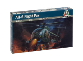 Збірна модель 1/72 Гвинтокрил Hughes AH-6A Night Fox 0017 Italeri Збірна модель 1/72 Гвинтокрил Hughes AH-6A Night Fox 0017 Italeri