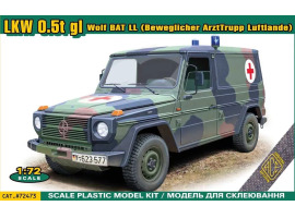 Збірна модель 1/72 Автомобіль GL Wolf BAT LL 0,5 т ACE 72473 Збірна модель 1/72 Автомобіль GL Wolf BAT LL 0,5 т ACE 72473