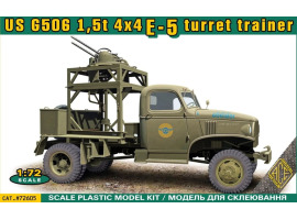 Збірна модель 1/72 Автомобіль US G506 1,5 t 4x4 E-5 - Turret Trainer ACE 72605 Збірна модель 1/72 Автомобіль US G506 1,5 t 4x4 E-5 - Turret Trainer ACE 72605