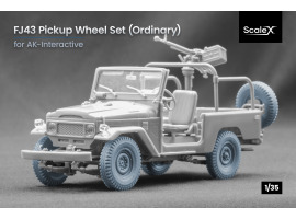 Набір коліс для Toyota FJ43 від AK-Interactive ScaleX WM 35033 Набір коліс для Toyota FJ43 від AK-Interactive ScaleX WM 35033