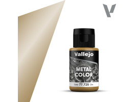 Акрилова фарба Золото (Gold) Vallejo Metal Color VAL 77725 Акрилова фарба Золото (Gold) Vallejo Metal Color VAL 77725