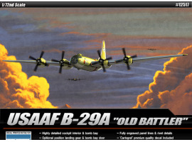 Збірна модель 1/72 Літак B-29 «Old Battler» ВПС США Academy 12517 Збірна модель 1/72 Літак B-29 «Old Battler» ВПС США Academy 12517
