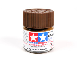 Акрилова фарба на спиртовій основі Матовий Червоно-Коричневий Tamiya 10мл XF-64 Акрилова фарба на спиртовій основі Матовий Червоно-Коричневий Tamiya 10мл XF-64