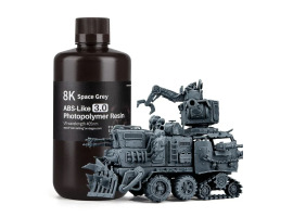 Фотополімерна смола ELEGOO ABS-Like 3.0 8k resin "Space Grey" (сіра) 1кг Фотополімерна смола ELEGOO ABS-Like 3.0 8k resin "Space Grey" (сіра) 1кг