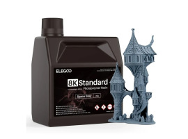 Фотополімерна смола ELEGOO Standard Resin 8k "Space Grey" (сіра) 2кг Фотополімерна смола ELEGOO Standard Resin 8k "Space Grey" (сіра) 2кг
