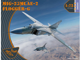 Сборная модель 1/72 самолет MiG-23 MLAE-2 Flogger-G Clear Prop 72031 Сборная модель 1/72 самолет MiG-23 MLAE-2 Flogger-G Clear Prop 72031
