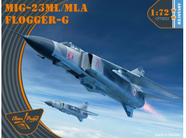 Сборная модель 1/72 Самолет MiG-23 ML/MLA Flogger-G Clear Prop 72032 Сборная модель 1/72 Самолет MiG-23 ML/MLA Flogger-G Clear Prop 72032