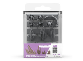 Набір 1/35 Ефект льоду - Елементи основи (3D-друк / 13 шт.) AK-Interactive AKBIT0034 Набір 1/35 Ефект льоду - Елементи основи (3D-друк / 13 шт.) AK-Interactive AKBIT0034