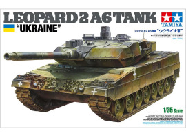 Збірна модель 1/35 танк Леопард 2 A6 Україна Tamiya 25207 Збірна модель 1/35 танк Леопард 2 A6 Україна Tamiya 25207