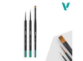 Стартовий набір (кругла №. 1 і трикутна ручка №. 3/0, плоска №4. синтетика) Vallejo VALB03990 Стартовий набір (кругла №. 1 і трикутна ручка №. 3/0, плоска №4. синтетика) Vallejo VALB03990