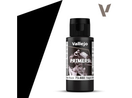 Грунт Глянцевий чорний для металиків (Gloss Black) 60мл Vallejo VAL 73660 Грунт Глянцевий чорний для металиків (Gloss Black) 60мл Vallejo VAL 73660