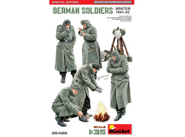 Збірна модель 1/35 Фігури Німецькі солдати Зима (1941-1942) Special Edition MiniArt 35428 Збірна модель 1/35 Фігури Німецькі солдати Зима (1941-1942) Special Edition MiniArt 35428
