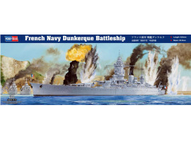 Збірна модель 1/350 Французький лінкор Dunkerque HobbyBoss HB86506 Збірна модель 1/350 Французький лінкор Dunkerque HobbyBoss HB86506