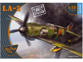 Збірна модель 1/72 літак La-5 рання версія Clear Prop 72014 Збірна модель 1/72 літак La-5 рання версія Clear Prop 72014