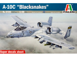 Збірна модель 1/48 Літак A-10C Blacksnakes Italeri 2725 Збірна модель 1/48 Літак A-10C Blacksnakes Italeri 2725