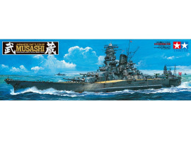 Збірна модель 1/350 Японський лінкор Musashi Tamiya 78031 Збірна модель 1/350 Японський лінкор Musashi Tamiya 78031
