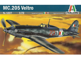 Збірна модель 1/72 Літак Macchi MC 205 Veltro Italeri 1227 Збірна модель 1/72 Літак Macchi MC 205 Veltro Italeri 1227