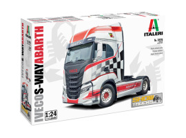 Збірна модель 1/24 Вантажний автомобіль / тягач Iveco S-Way Abarth Italeri 3976 Збірна модель 1/24 Вантажний автомобіль / тягач Iveco S-Way Abarth Italeri 3976