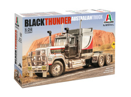 Збірна модель 1/24 Вантажні автомобілі / тягачі BLACK THUNDER Australian truck Italeri 90727 Збірна модель 1/24 Вантажні автомобілі / тягачі BLACK THUNDER Australian truck Italeri 90727