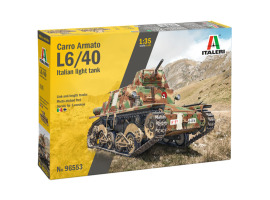 Збірна модель 1/35 Танк Carro Armato L6/40 Italeri 96553 Збірна модель 1/35 Танк Carro Armato L6/40 Italeri 96553
