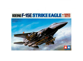 Збірна модель 1/32 Літак F-15E STRIKE EAGLE W/BUNKER BUSTER Tamiya 60312 Збірна модель 1/32 Літак F-15E STRIKE EAGLE W/BUNKER BUSTER Tamiya 60312