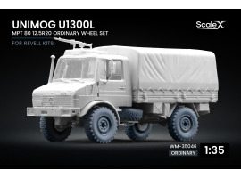 Набір коліс для Unimog U1300L MPT 80 від Revell ScaleX WM-35046 Набір коліс для Unimog U1300L MPT 80 від Revell ScaleX WM-35046