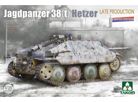 Сборная модель 1/35 САУ Jagdpanzer 38(t) Hetzer позднего производства (ограниченная серия) Takom Сборная модель 1/35 САУ Jagdpanzer 38(t) Hetzer позднего производства (ограниченная серия) Takom