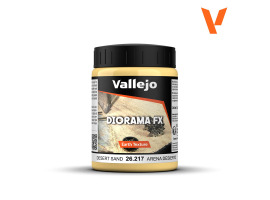Імітація "Текстура Пісок пустелі" (200 мл) (Desert Sand) Vallejo 26217 Імітація "Текстура Пісок пустелі" (200 мл) (Desert Sand) Vallejo 26217