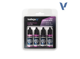 Набір фарб Amethyst Purple Vallejo True Metallic Metal 77255 Набір фарб Amethyst Purple Vallejo True Metallic Metal 77255