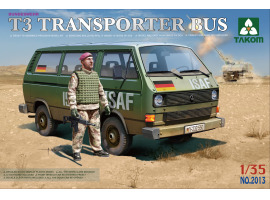 Збірна модель 1/35 Мікроавтобус T3 Transporter з фігурою (Збройні сили Німеччини) Takom 2013 Збірна модель 1/35 Мікроавтобус T3 Transporter з фігурою (Збройні сили Німеччини) Takom 2013