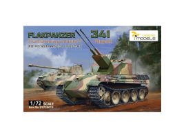 Збірна модель 1/72 Flakpanzer 3.7 cm Flakzwilling на шасі Panther G 341 Vespid Models VS720013 Збірна модель 1/72 Flakpanzer 3.7 cm Flakzwilling на шасі Panther G 341 Vespid Models VS720013