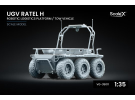 Збірна модель 1/35 Наземний дрон "Ratel H" (логістичний) ScaleX VG-35011 Збірна модель 1/35 Наземний дрон "Ratel H" (логістичний) ScaleX VG-35011
