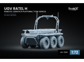 Збірна модель 1/72 Наземний дрон "Ratel H" (логістичний) ScaleX VG-72011 Збірна модель 1/72 Наземний дрон "Ratel H" (логістичний) ScaleX VG-72011