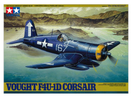 Збірна модель 1/48 Літак Vought F4U-1D Corsair Tamiya 61061 Збірна модель 1/48 Літак Vought F4U-1D Corsair Tamiya 61061