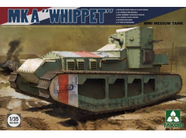 Збірна модель 1/35 Середній танк Whippet Mk A часів Першої світової Takom 2025 Збірна модель 1/35 Середній танк Whippet Mk A часів Першої світової Takom 2025