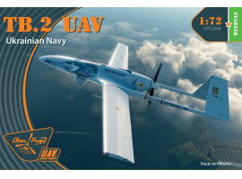 Збірна модель 1/72 БПЛА Bayraktar TB2 Clear Prop 72034 Збірна модель 1/72 БПЛА Bayraktar TB2 Clear Prop 72034