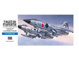 Збірна модель 1/72 Американський винищувач F-104J/Cf-104 Starfighter (JASDF/Canada) Hasegawa 00446 Збірна модель 1/72 Американський винищувач F-104J/Cf-104 Starfighter (JASDF/Canada) Hasegawa 00446