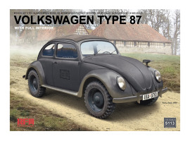Збірна модель 1/35 Автомобіль Volkswagen Type 87 з повним інтер'єром RFM RM-5113 Збірна модель 1/35 Автомобіль Volkswagen Type 87 з повним інтер'єром RFM RM-5113