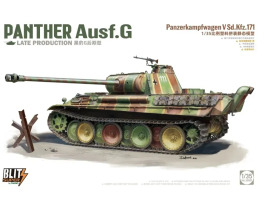 Збірна модель 1/35 Танк Пантера Ausf.G (пізніх серій) Takom 35001 Збірна модель 1/35 Танк Пантера Ausf.G (пізніх серій) Takom 35001