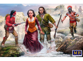 Збірна модель 1/35 Фігури Мохікани – серія «Індейські війни» XVIII століття. Набір №6. MasterBox 35234 Збірна модель 1/35 Фігури Мохікани – серія «Індейські війни» XVIII століття. Набір №6. MasterBox 35234