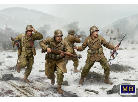 Збірна модель 1/35 Фігури 101-а повітряно-десантна дивізія США - Бастонь, грудень 1944 р. (4 фігури) MasterBox 35253 Збірна модель 1/35 Фігури 101-а повітряно-десантна дивізія США - Бастонь, грудень 1944 р. (4 фігури) MasterBox 35253