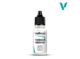 Розчинник акрилових фарб Thinner Medium Vallejo 70524 Розчинник акрилових фарб Thinner Medium Vallejo 70524
