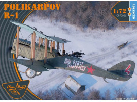 Сборная модель 1/72 Советский самолет Поликарпов Р-1 Clear Prop 72026 Сборная модель 1/72 Советский самолет Поликарпов Р-1 Clear Prop 72026