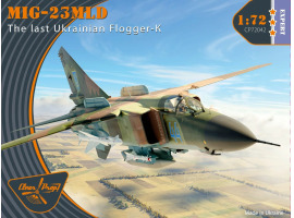 Сборная модель 1/72 Истребитель МиГ-23 МЛД The last Ukrainian Flogge Flogger-К Clear Prop 72042 Сборная модель 1/72 Истребитель МиГ-23 МЛД The last Ukrainian Flogge Flogger-К Clear Prop 72042