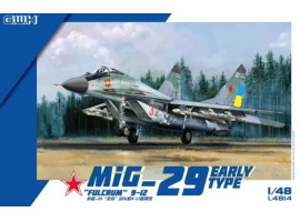 Збірна модель 1/48 Літак MiG-29 9-12 Fulcrum рання версія Great Wall Hobby L4814 Збірна модель 1/48 Літак MiG-29 9-12 Fulcrum рання версія Great Wall Hobby L4814